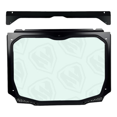 Moto Armor MAX Visibility Full Glass Windshield for Polaris RZR Pro R 4