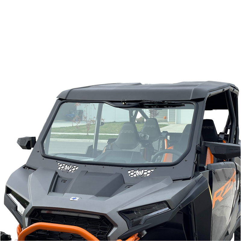 Moto Armor Full Glass Vented Windshield For 2024 Polaris RZR XP 1000