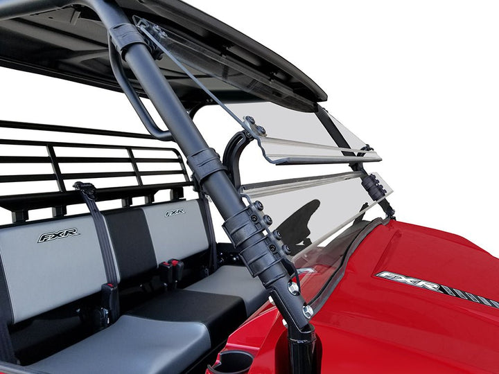 Spike Kawasaki Mule Pro - FXR Scratch Resistant Full Tilting Windshield - Rugged Terrain