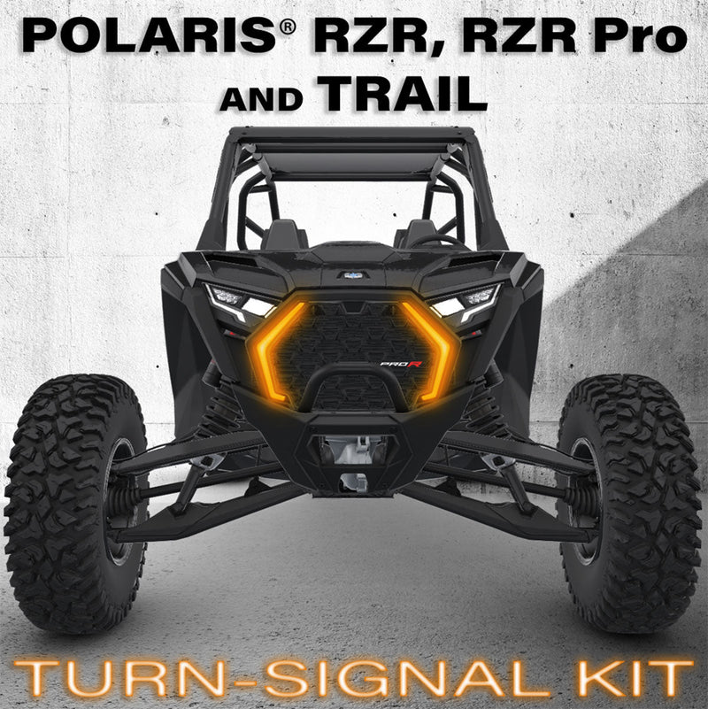 Turn - Signal Plug - & - Play Kit | 2025 - 2026 Polaris RZR Pro R, Pro S and Pro XP | 2019 - 2023 RZR | 2021 - 2026 RZR Trail S - Rugged Terrain
