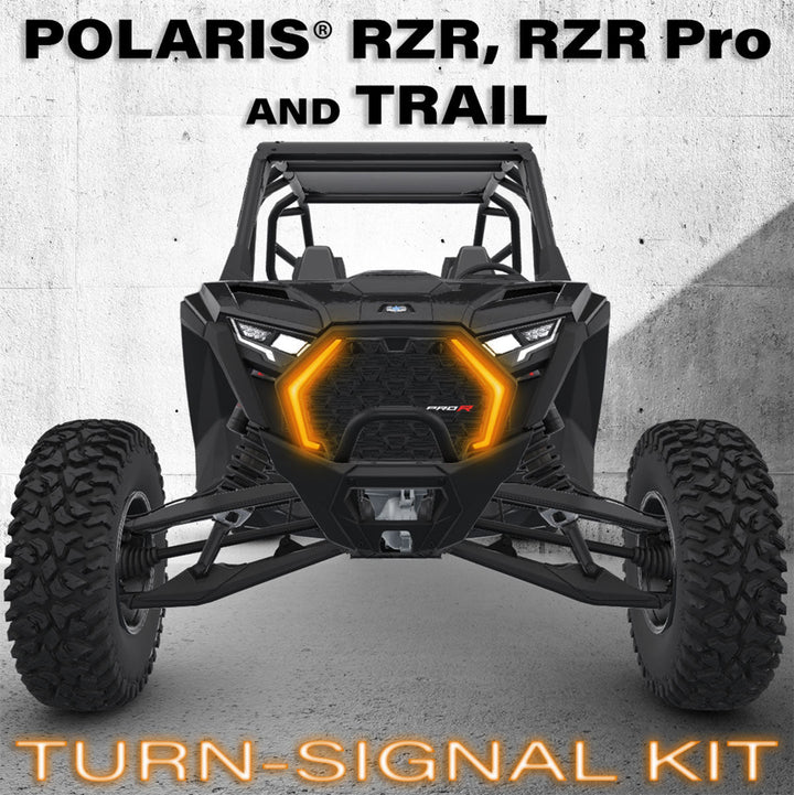 Turn - Signal Plug - & - Play Kit | 2025 - 2026 Polaris RZR Pro R, Pro S and Pro XP | 2019 - 2023 RZR | 2021 - 2026 RZR Trail S - Rugged Terrain