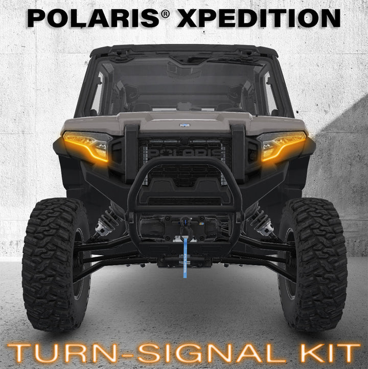 Turn - Signal Plug - & - Play Kit | 2024 - 2026 Polaris Xpedition | Sequential Front LED Lights w/Taillight Integration - Rugged Terrain