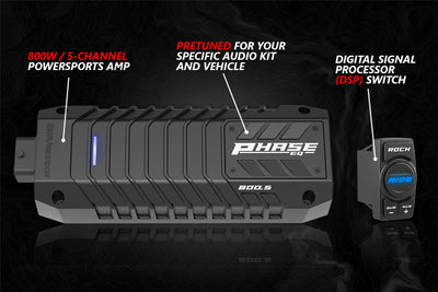 2014-2023 Polaris RZR V-Spec 5-Speaker Plug-&-Play Kit for Ride Command