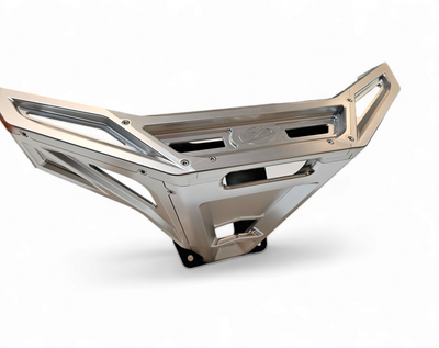 Elektric Offroad Designs Clear Hard Anodized Machined Billet Front Winch Bumper For Polaris RZR Pro R  Turbo R