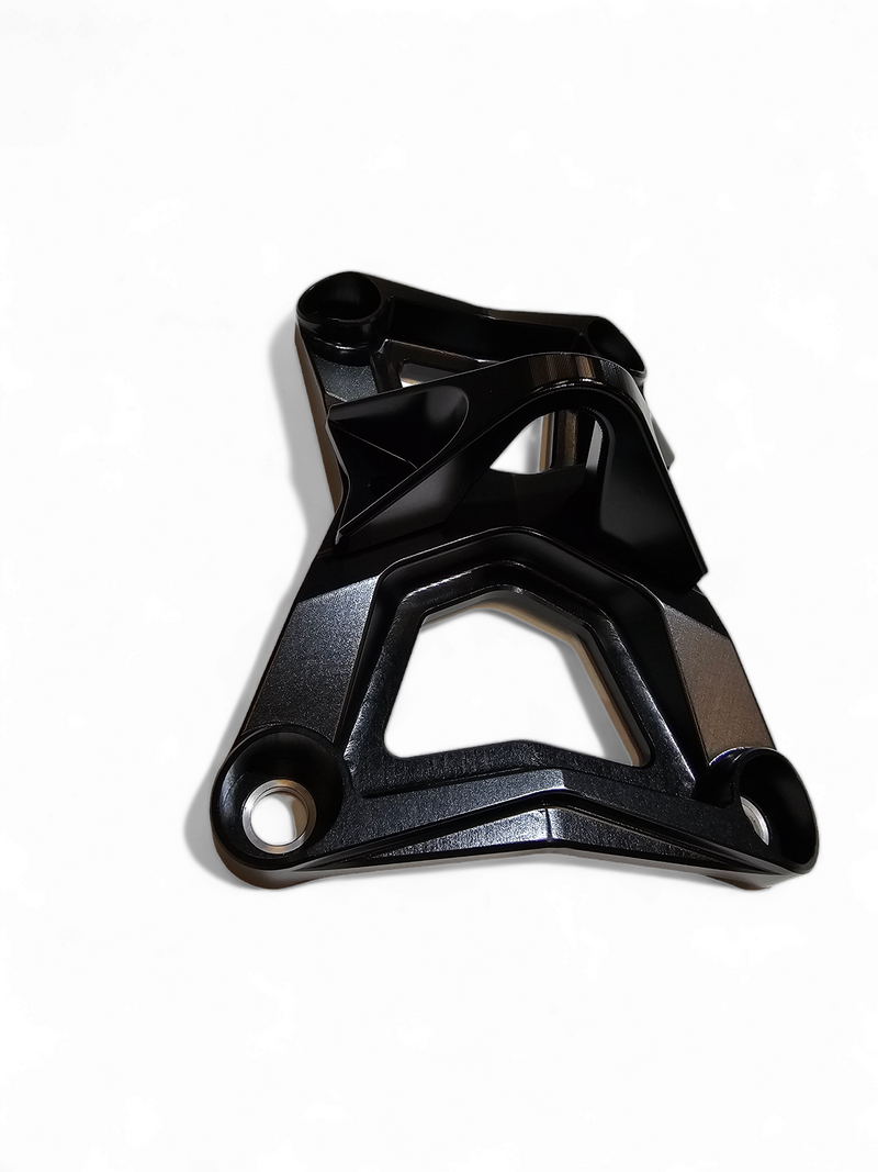 Elektric Offroad Designs Black Radius Rod Plate with Tow Hook | Polaris RZR Turbo R / Pro R