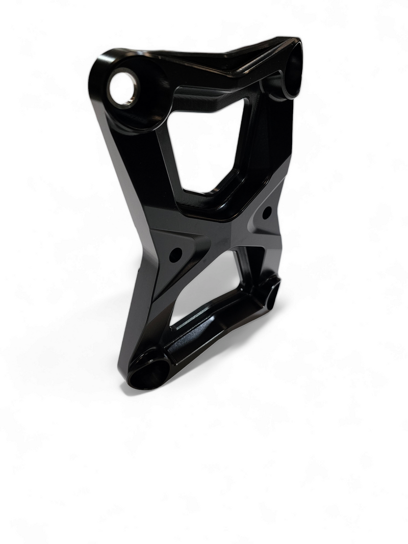 Elektric Offroad Designs Black Radius Rod Plate with Tow Hook | Polaris RZR Turbo R / Pro R