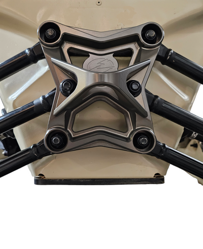 2017-2021 Can Am X3 Maverick EOD Radius Rod Plate with Tow Hook Gun Metal