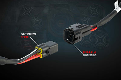 2014 - 2023 Polaris RZR Front Kick 6.5" Speaker Pods - Rugged Terrain