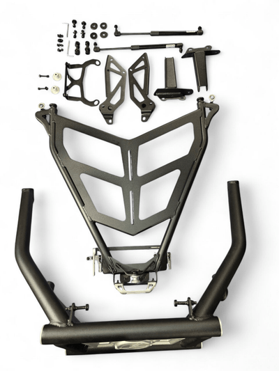 Elektric Offroad Amp Rear Tire Rack Rear Bumper Combo for 2022+ Polaris RZR Pro R - Rugged Terrain