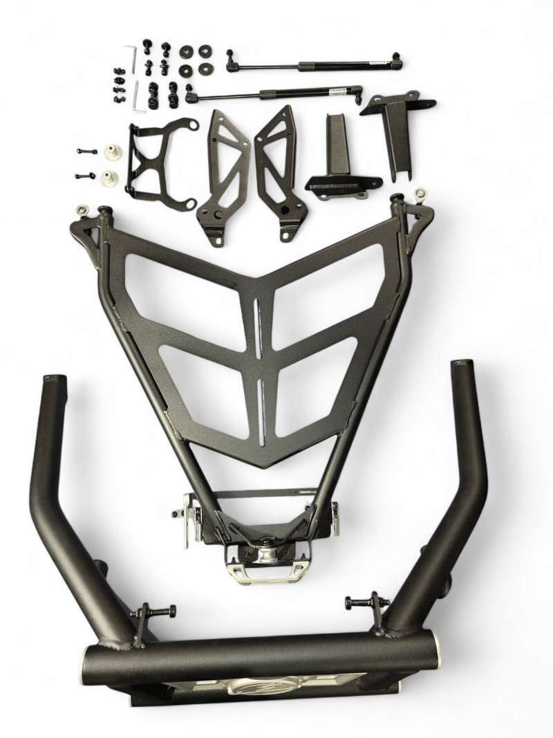 Elektric Offroad Amp Rear Tire Rack Rear Bumper Combo for 2022+ Polaris RZR Pro R - Rugged Terrain