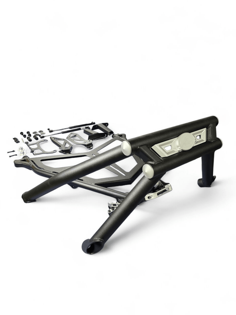 Elektric Offroad Amp Rear Tire Rack Rear Bumper Combo for 2022+ Polaris RZR Pro R - Rugged Terrain