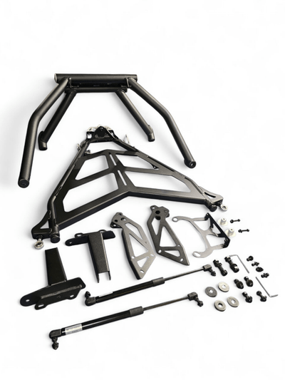 Elektric Offroad Amp Rear Tire Rack Rear Bumper Combo for 2022+ Polaris RZR Pro R - Rugged Terrain