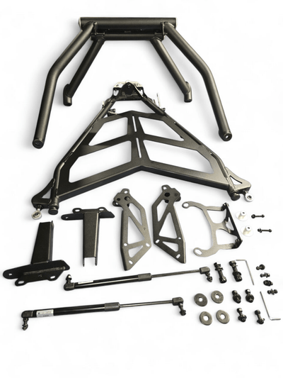 Elektric Offroad Amp Rear Tire Rack Rear Bumper Combo for 2022+ Polaris RZR Pro R - Rugged Terrain