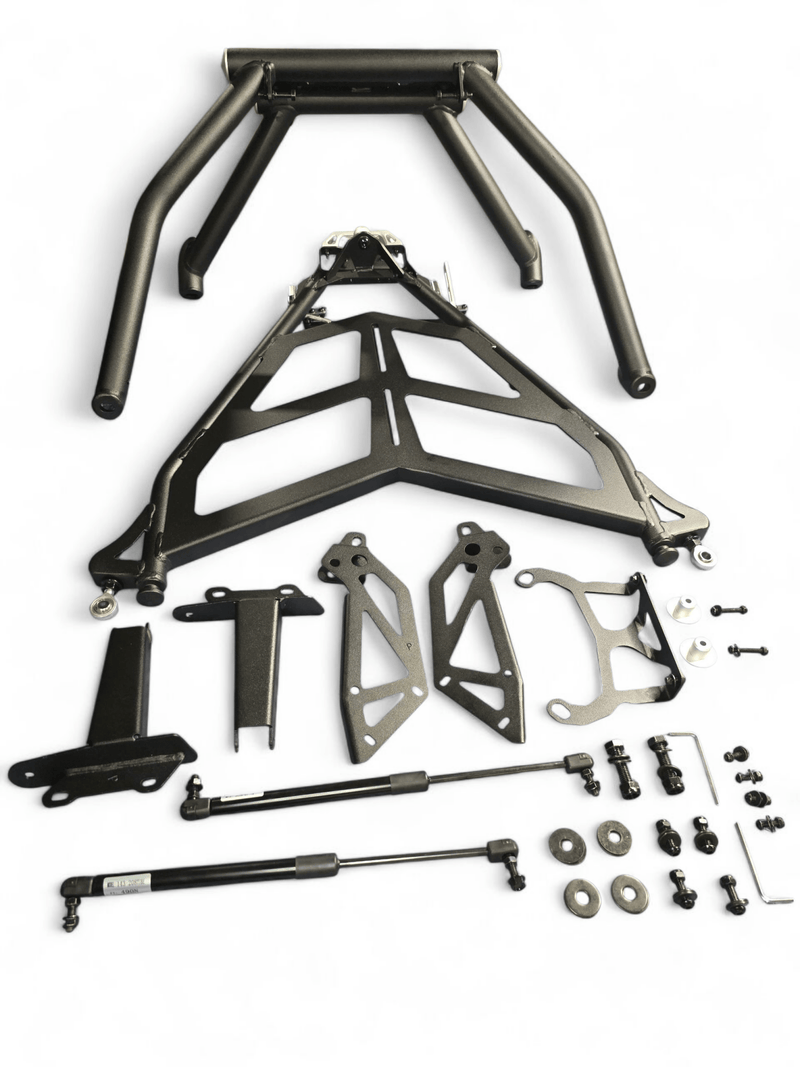 Elektric Offroad Amp Rear Tire Rack Rear Bumper Combo for 2022+ Polaris RZR Pro R - Rugged Terrain