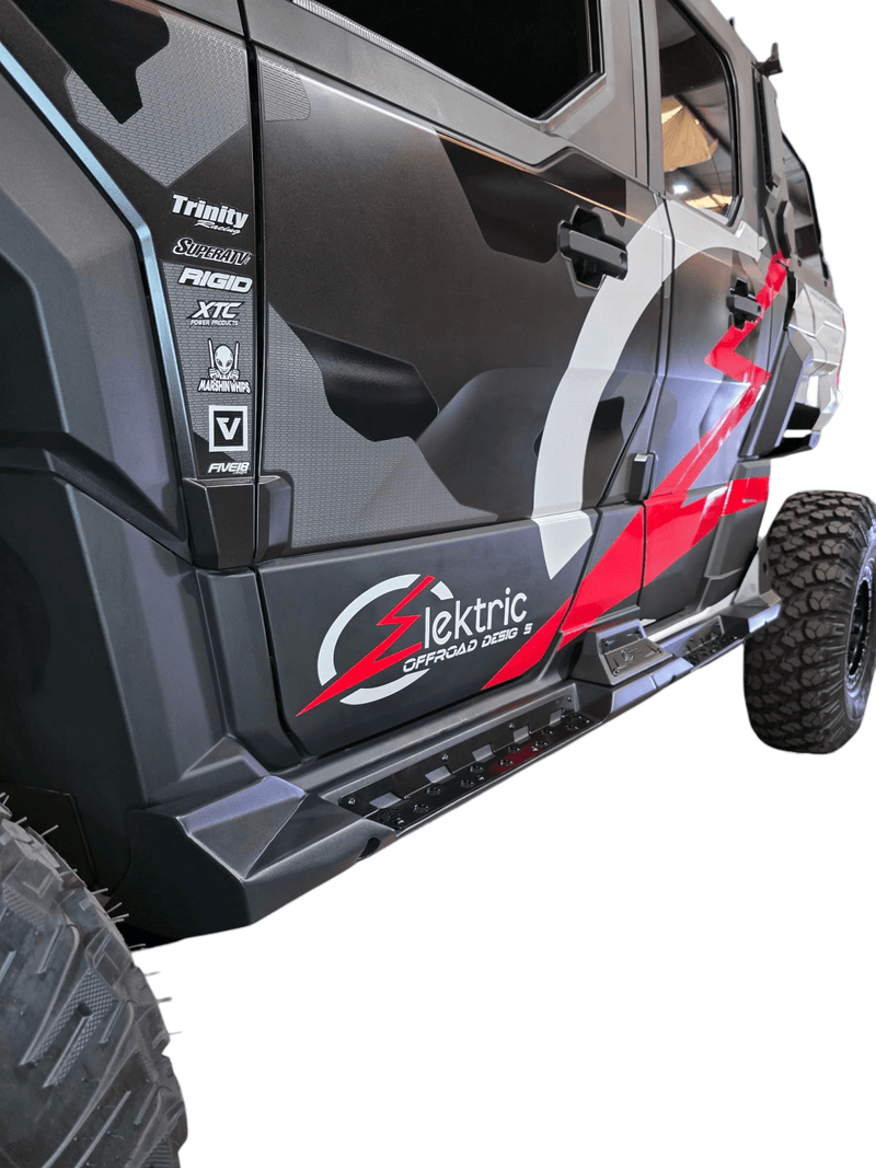 Elektric Offroad Rock Sliders for 2024+ Polaris Xpedition XP 5 / ADV 5 - Rugged Terrain