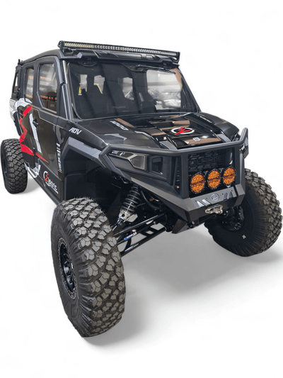 Elektric Offroad HDX Front Winch Bumper with Brush Guard for 2024+ Polaris Xpedition - Rugged Terrain