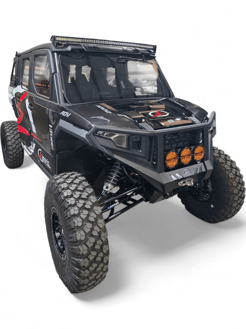 Elektric Offroad HDX Front Winch Bumper with Brush Guard for 2024+ Polaris Xpedition - Rugged Terrain