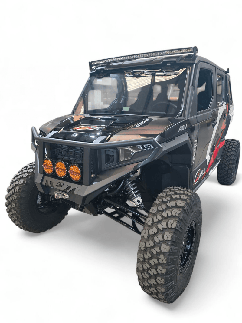 Elektric Offroad HDX Front Winch Bumper with Brush Guard for 2024+ Polaris Xpedition - Rugged Terrain