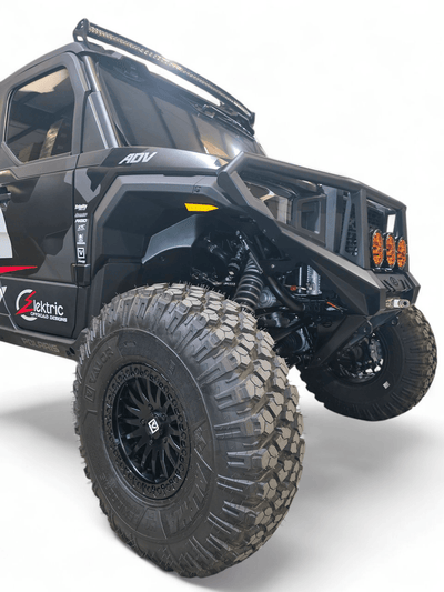 Elektric Offroad HDX Front Winch Bumper with Brush Guard for 2024+ Polaris Xpedition - Rugged Terrain
