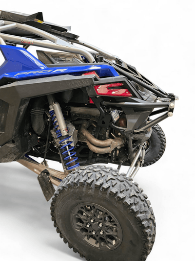 Elektric Offroad Amp Rear Tire Rack Rear Bumper Combo for 2022+ Polaris RZR Pro R - Rugged Terrain