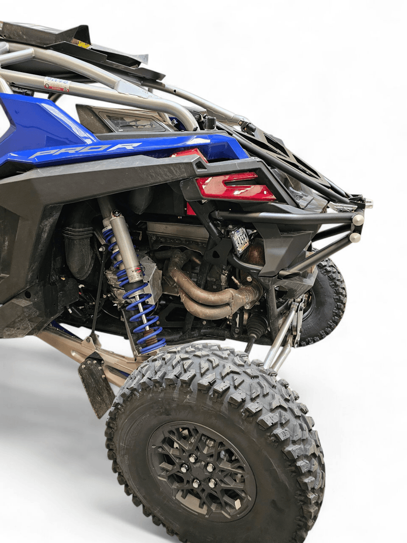 Elektric Offroad Amp Rear Tire Rack Rear Bumper Combo for 2022+ Polaris RZR Pro R - Rugged Terrain