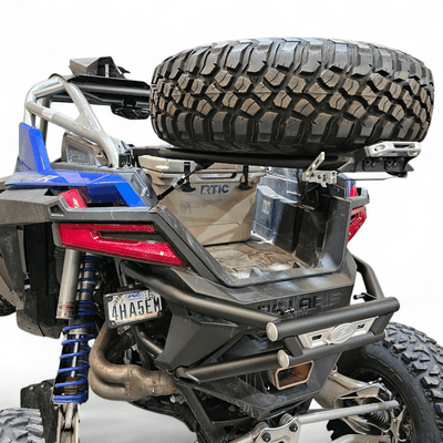 Elektric Offroad Amp Rear Tire Rack Rear Bumper Combo for 2022+ Polaris RZR Pro R - Rugged Terrain