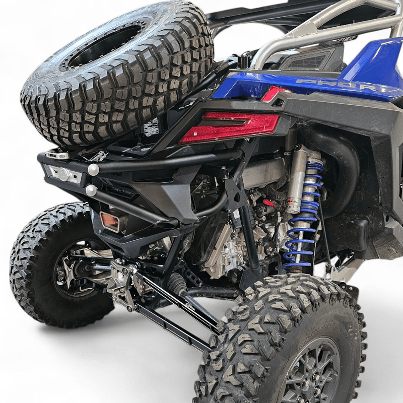Elektric Offroad Amp Rear Tire Rack Rear Bumper Combo for 2022+ Polaris RZR Pro R - Rugged Terrain