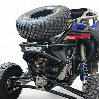 Elektric Offroad Amp Rear Tire Rack Rear Bumper Combo for 2022+ Polaris RZR Pro R - Rugged Terrain