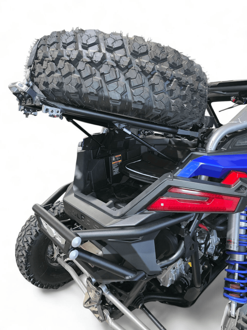 Elektric Offroad Amp Rear Tire Rack Rear Bumper Combo for 2022+ Polaris RZR Pro R - Rugged Terrain