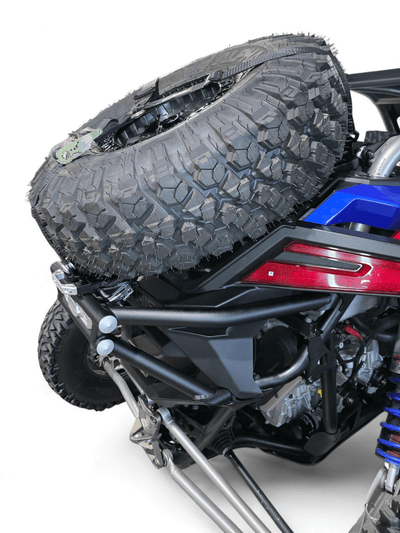Elektric Offroad Amp Rear Tire Rack Rear Bumper Combo for 2022+ Polaris RZR Pro R - Rugged Terrain
