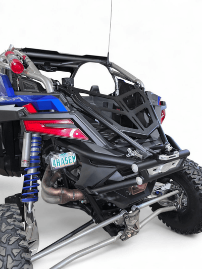 Elektric Offroad Amp Rear Tire Rack Rear Bumper Combo for 2022+ Polaris RZR Pro R - Rugged Terrain