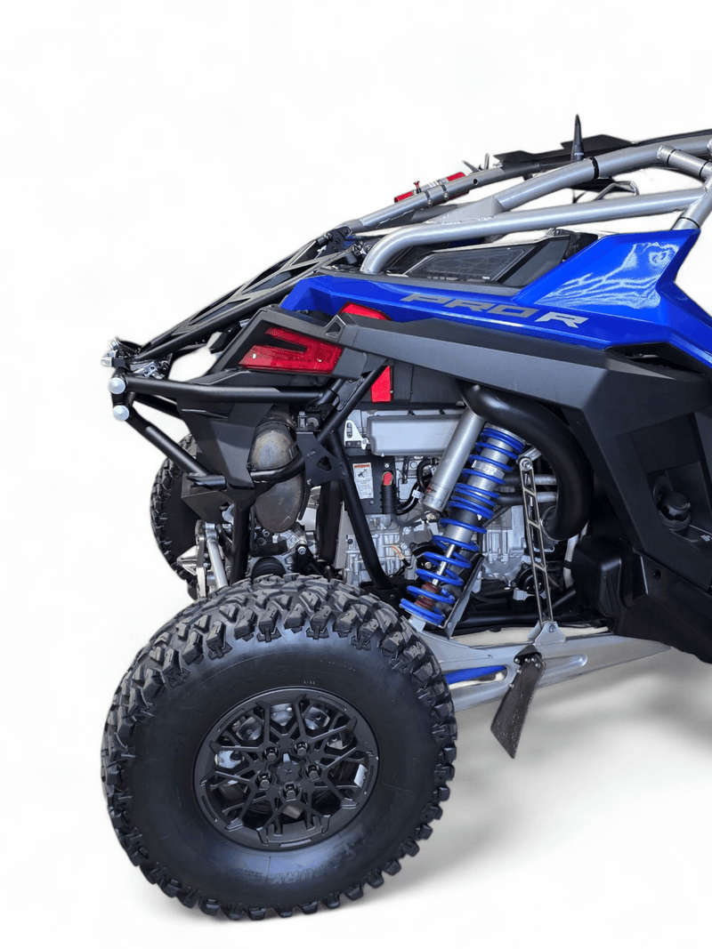 Elektric Offroad Amp Rear Tire Rack Rear Bumper Combo for 2022+ Polaris RZR Pro R - Rugged Terrain