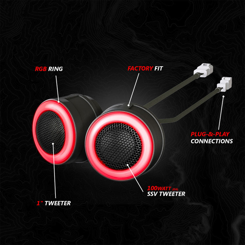 2020 - 2024 Polaris® RZR PRO Series Phase - 5 V - Spec 5 - Speaker 1400watt System w/JVC - Rugged Terrain