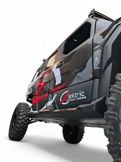 Elektric Offroad Rock Sliders for 2024+ Polaris Xpedition XP 5 / ADV 5 - Rugged Terrain