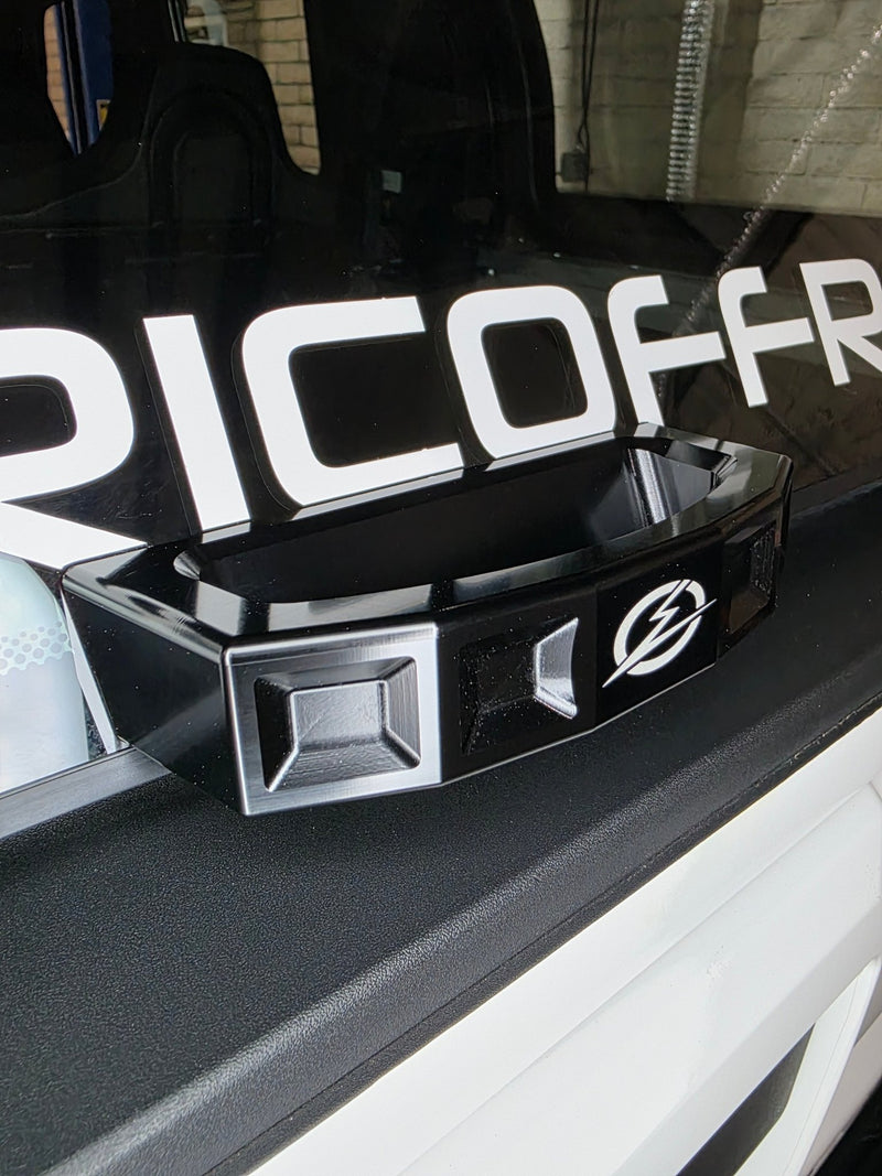 Elektric Offroad Rear Glass Handle (Anodized Black) for 2024+ Polaris Xpedition - Rugged Terrain