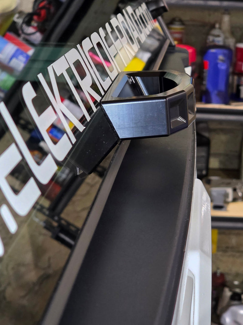 Elektric Offroad Rear Glass Handle (Anodized Black) for 2024+ Polaris Xpedition - Rugged Terrain