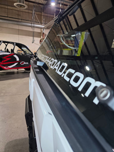 Elektric Offroad Rear Glass Handle (Anodized Black) for 2024+ Polaris Xpedition - Rugged Terrain