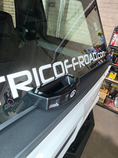 Elektric Offroad Rear Glass Handle (Anodized Black) for 2024+ Polaris Xpedition - Rugged Terrain