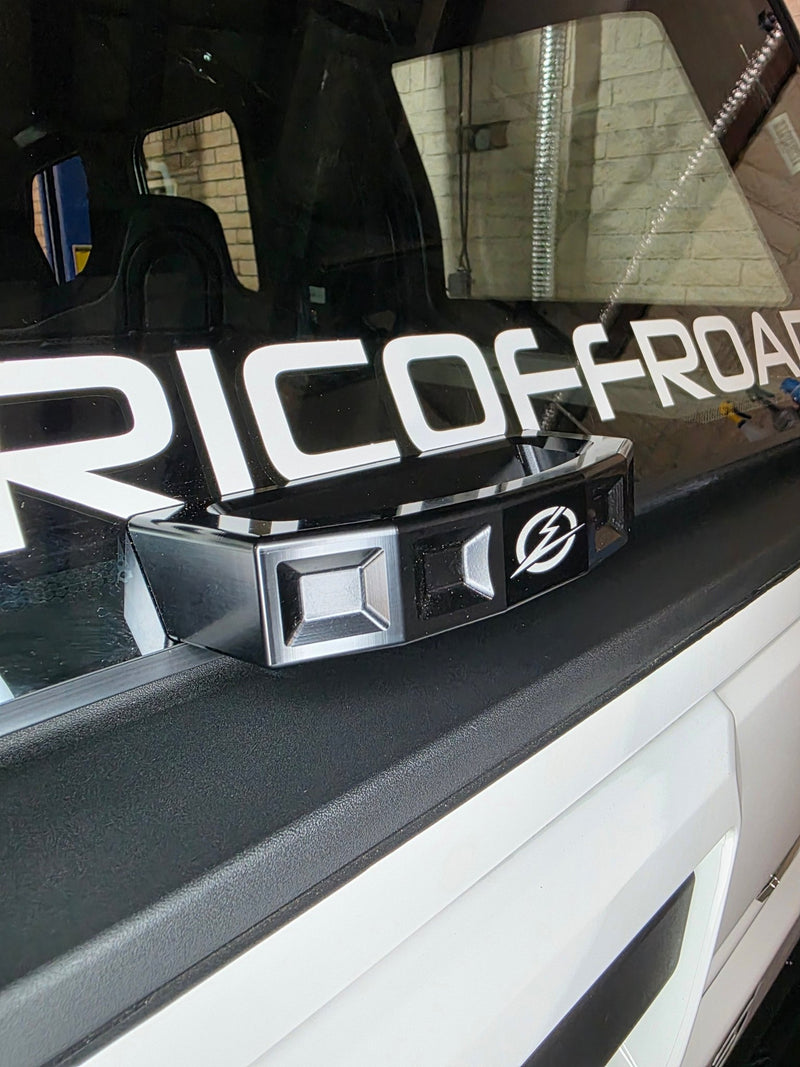 Elektric Offroad Rear Glass Handle (Anodized Black) for 2024+ Polaris Xpedition - Rugged Terrain