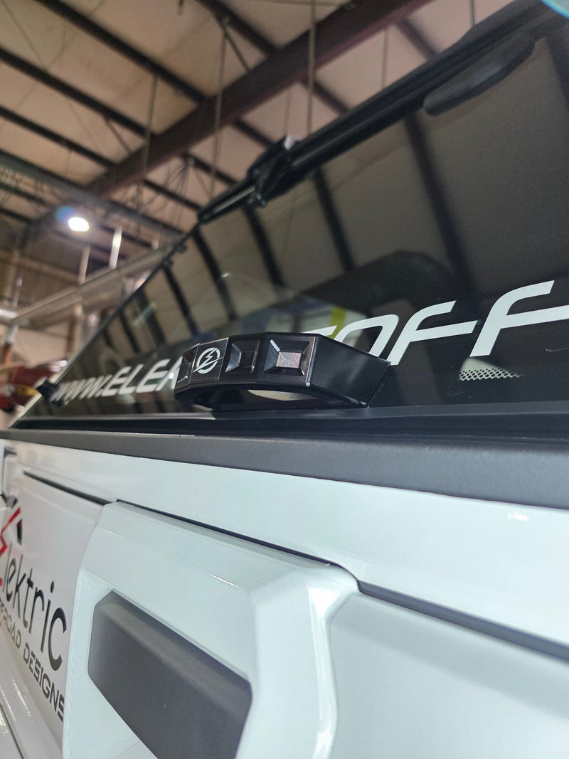 Elektric Offroad Rear Glass Handle (Anodized Black) for 2024+ Polaris Xpedition - Rugged Terrain