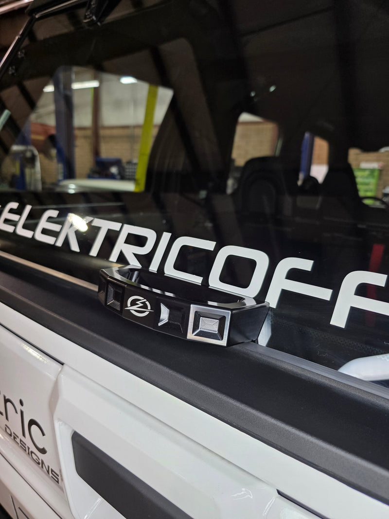 Elektric Offroad Rear Glass Handle (Anodized Black) for 2024+ Polaris Xpedition - Rugged Terrain