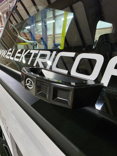 Elektric Offroad Rear Glass Handle (Anodized Black) for 2024+ Polaris Xpedition - Rugged Terrain