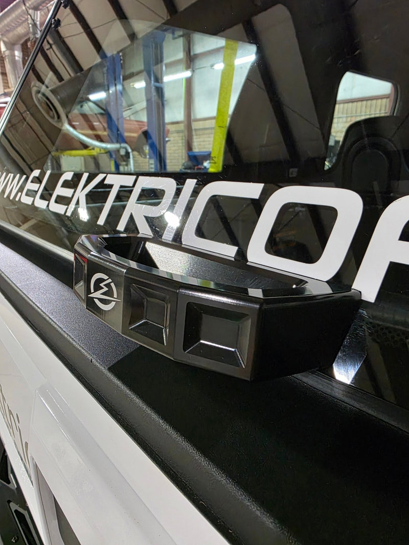 Elektric Offroad Rear Glass Handle (Anodized Black) for 2024+ Polaris Xpedition - Rugged Terrain