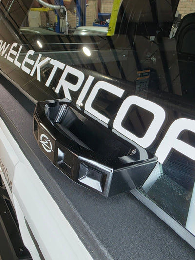 Elektric Offroad Rear Glass Handle (Anodized Black) for 2024+ Polaris Xpedition - Rugged Terrain