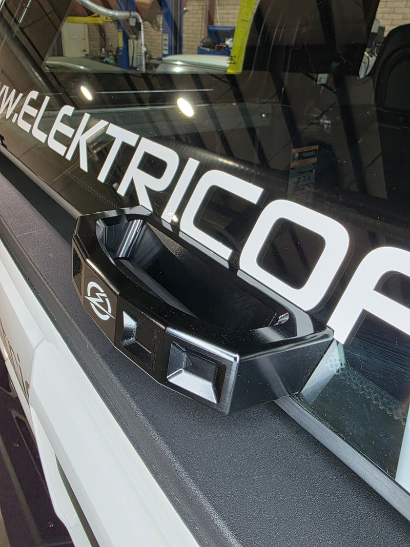 Elektric Offroad Rear Glass Handle (Anodized Black) for 2024+ Polaris Xpedition - Rugged Terrain