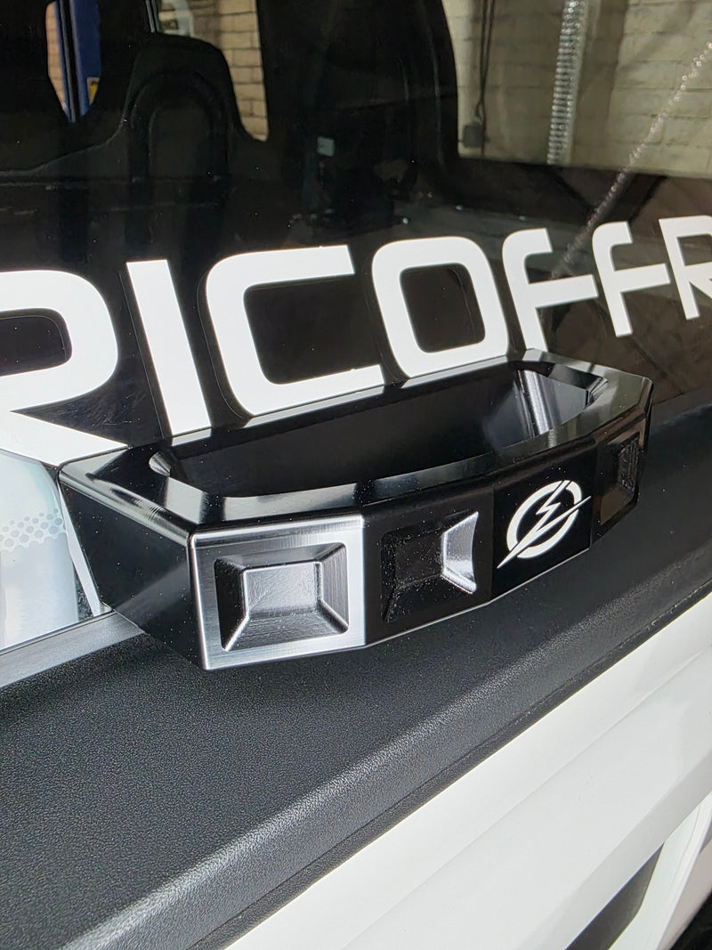 Elektric Offroad Rear Glass Handle (Anodized Black) for 2024+ Polaris Xpedition - Rugged Terrain