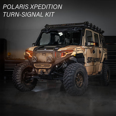 Turn - Signal Plug - & - Play Kit | 2024 - 2026 Polaris Xpedition | Sequential Front LED Lights w/Taillight Integration - Rugged Terrain