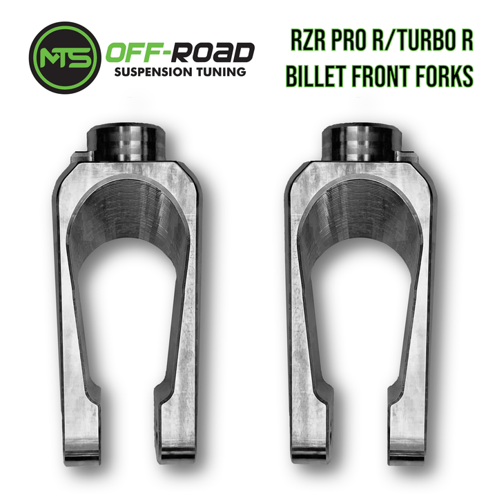 Polaris RZR Pro R/Turbo R Billet Front Shock Forks - Set of 2 - Rugged Terrain