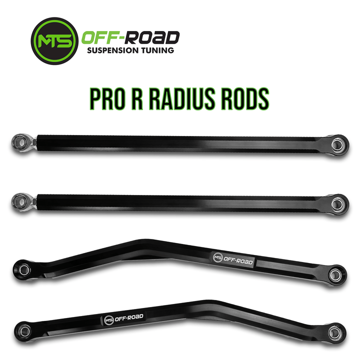 MTS Off - Road Polaris RZR Pro R Radius Rods - Rugged Terrain