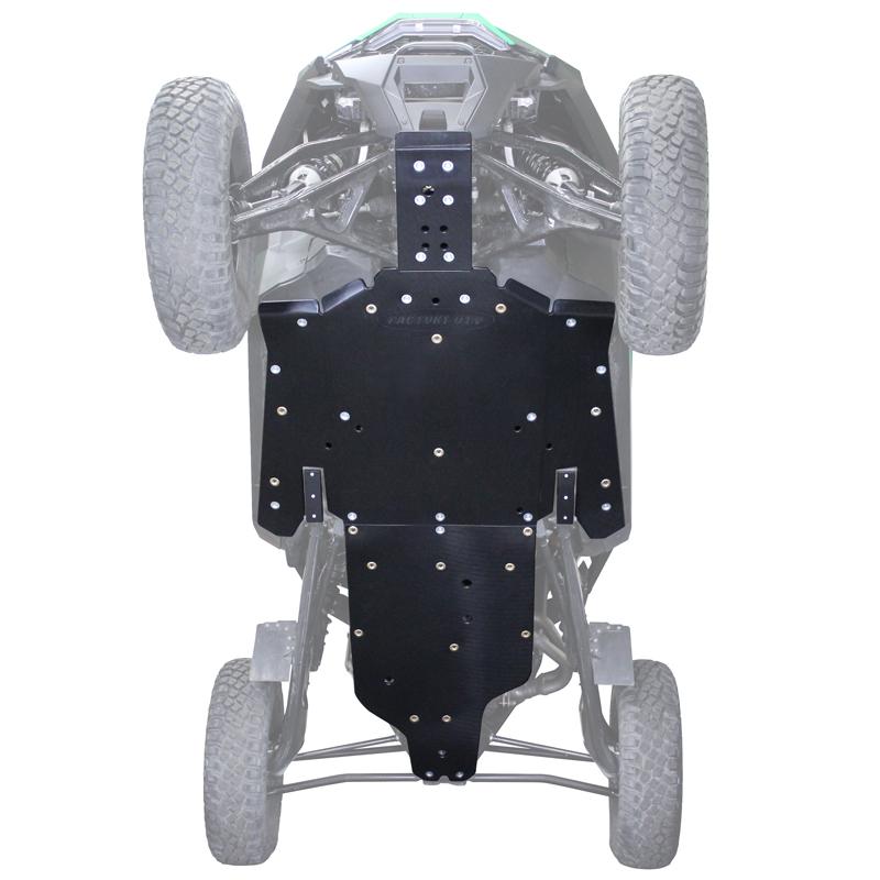 Polaris RZR XP 900 UHMW Skid Plate - Rugged Terrain